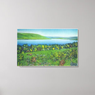 Seneca Point View of the Lake Canvas Print
