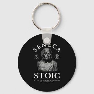 Seneca Quote “in Imagination” Stoicism Key Ring