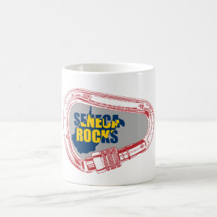 Seneca Rocks Climbing Carabiner Coffee Mug