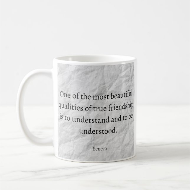 Seneca Stoic Quote Mug (Left)