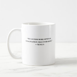 Seneca Stoic Wisdom Mug — Calm Your Anxious Mind