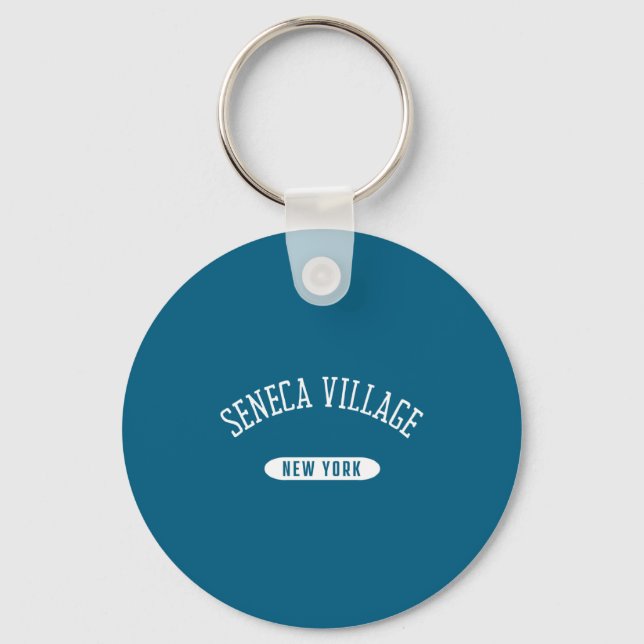 Seneca Village Clic Style Seneca Village New Yo _1 Key Ring (Front)