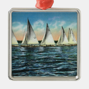 Seneca Yacht Club Metal Tree Decoration
