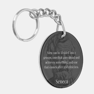 Seneca's Division: The Doers and the Critics Key Ring