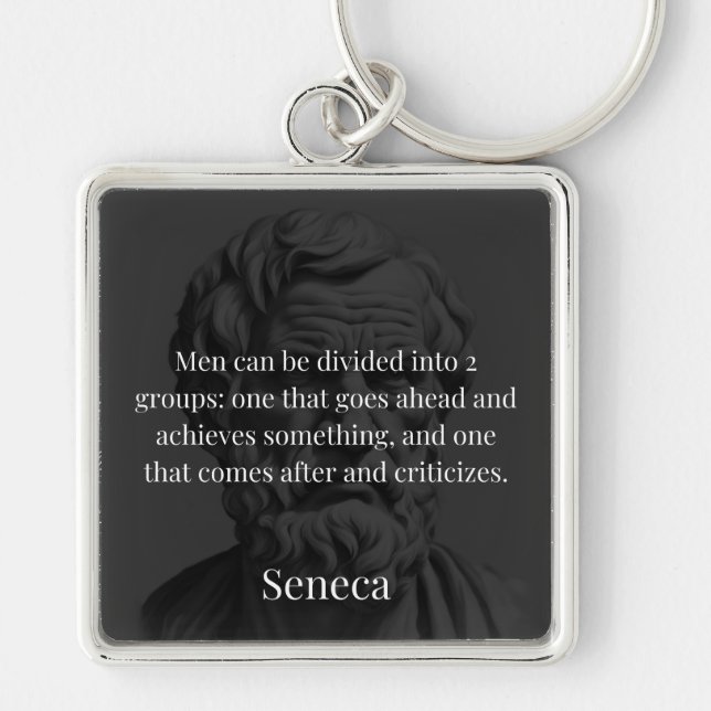 Seneca's Division: The Doers and the Critics Key Ring (Front)