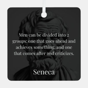 Seneca's Division: The Doers and the Critics Metal Tree Decoration