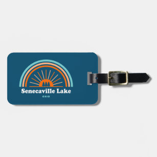 Senecaville Lake Ohio Rainbow Luggage Tag