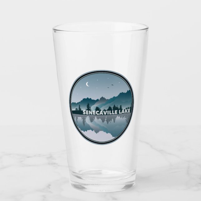 Senecaville Lake Ohio Reflection Glass (Front)