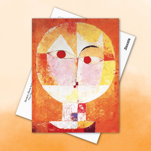 Senecio Abstract Portrait Paul Klee Postcard
