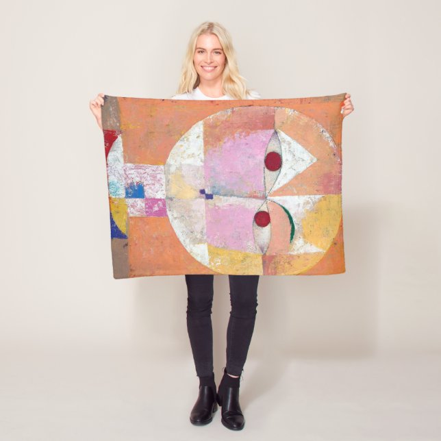 Senecio, Paul Klee Fleece Blanket (In Situ)