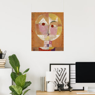 Senecio, Soon to be Aged by Paul Klee Poster