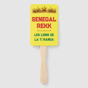 SENEGAL 2026 Global Games: high-energy Fun 11 Hand Fan