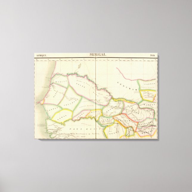 Senegal Africa Canvas Print (Front)