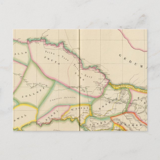 Senegal Africa Postcard (Front)