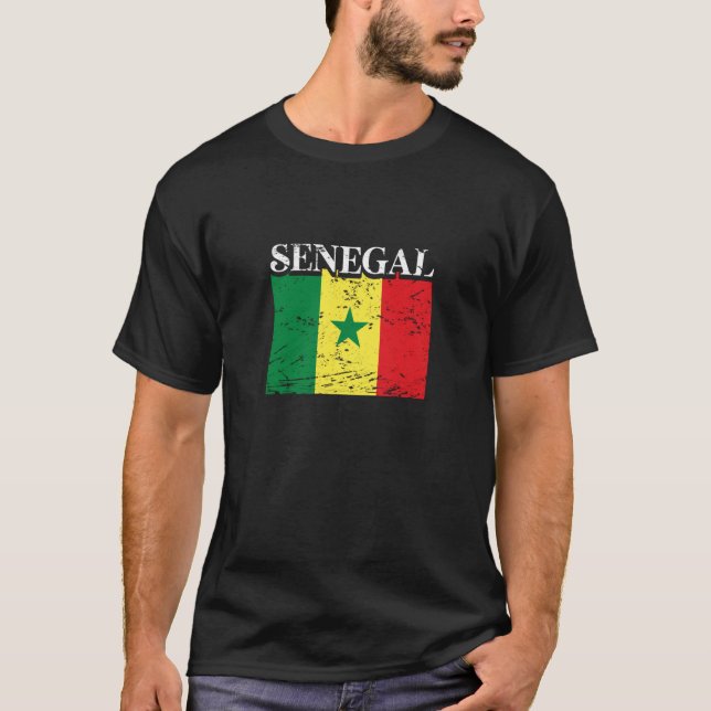 Senegal African Pride and Heritage T-Shirt (Front)