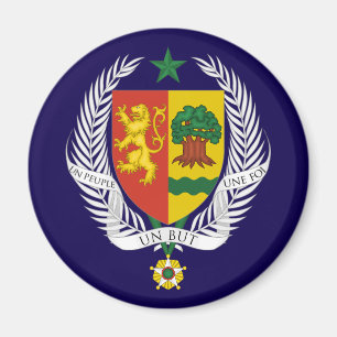 Senegal country coat arms symbol emblem flag magnet