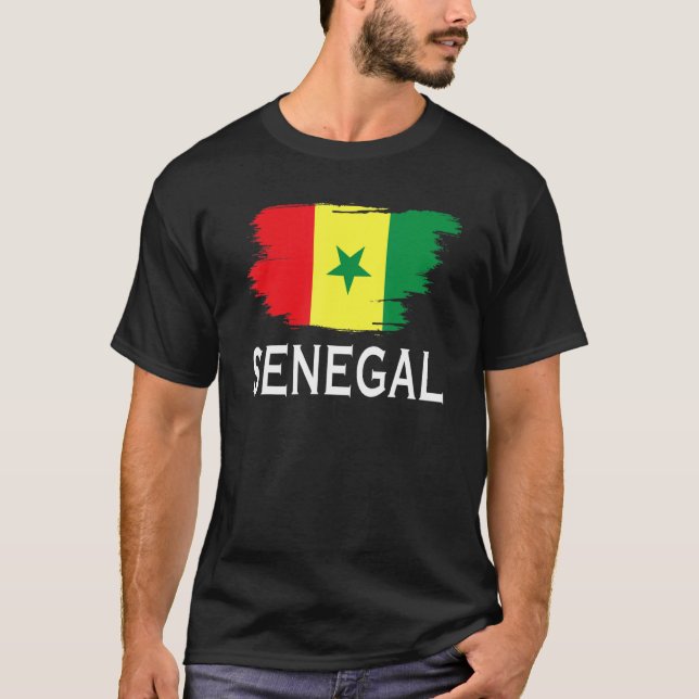 Senegal Country Senegalese Flag for Men Women Kids T-Shirt (Front)