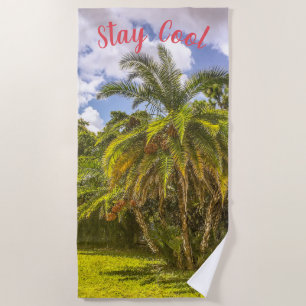 Senegal Date Palm Beach Towel
