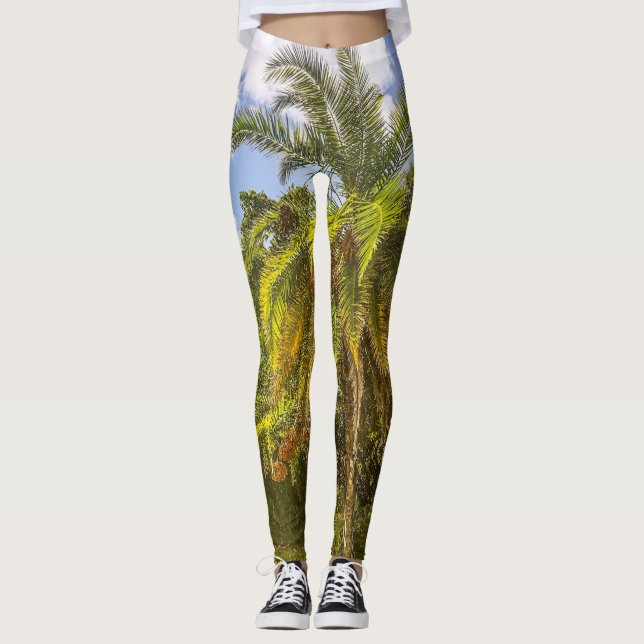 Senegal Date Palm  Leggings (Front)