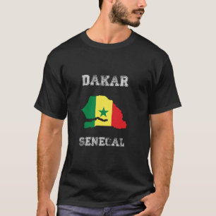Senegal Distressed Flag Dakar Pride Long Sleeve T  T-Shirt