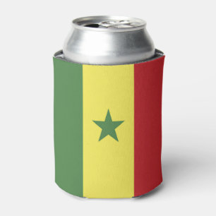 Senegal flag can cooler