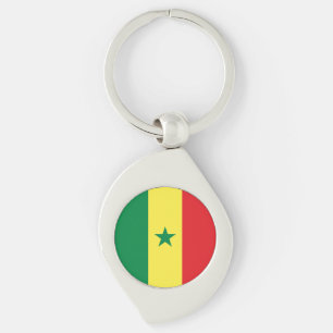 Senegal Flag Key Ring