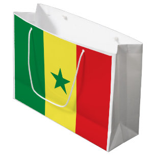 Senegal Flag Large Gift Bag