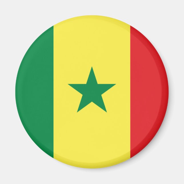 Senegal Flag Magnet (Front)