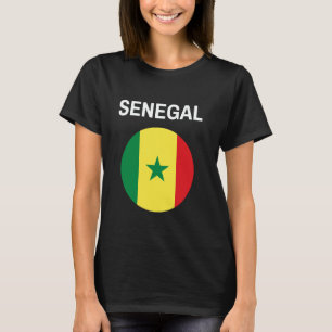 Senegal Flag Modern T-Shirt
