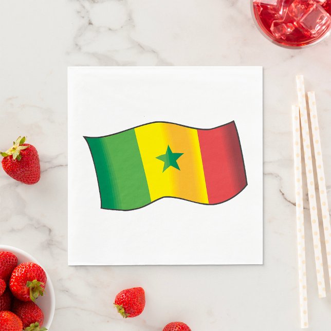 Senegal Flag Napkin (Creator Uploaded)