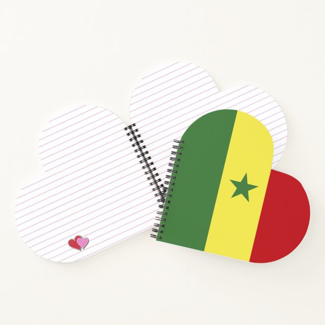 Senegal flag notebook (Inside)
