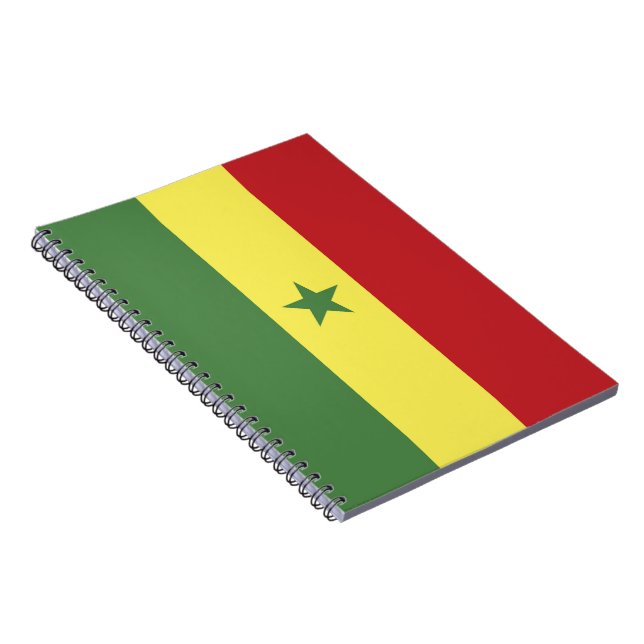 Senegal flag notebook (Right Side)