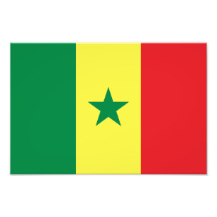 Senegal Flag Photo Print
