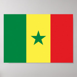Senegal Flag Poster