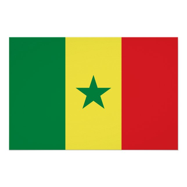 Senegal Flag Poster (Front)