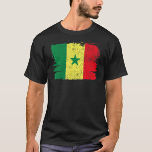 Senegal Flag Pride Friendship Proud Peace Vintage T-Shirt