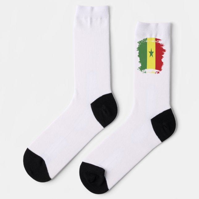 Senegal flag socks (Left)