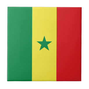 Senegal Flag Tile