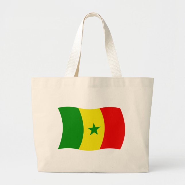 Senegal Flag Tote Bag (Front)