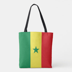 Senegal Flag Tote Bag