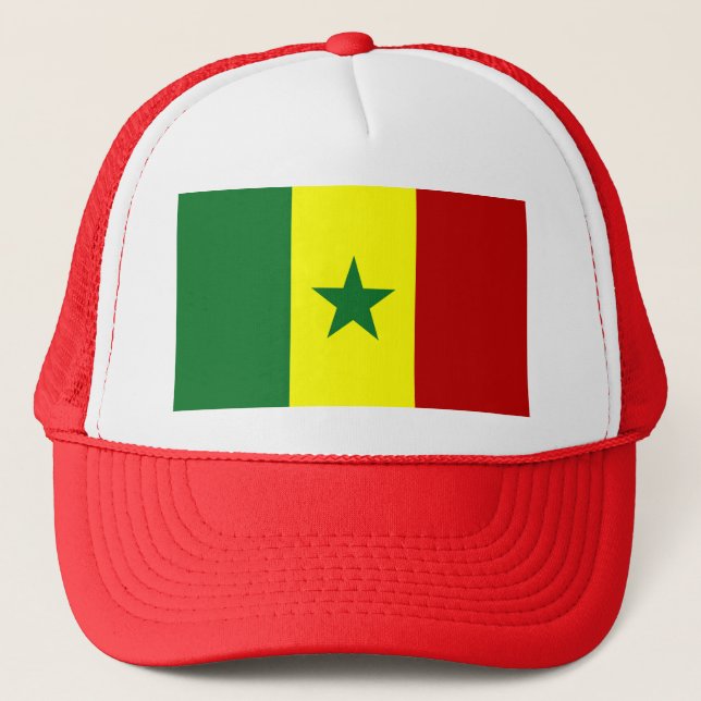 Senegal Flag Trucker Hat (Front)
