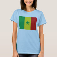 Senegal Flag x Map T-Shirt