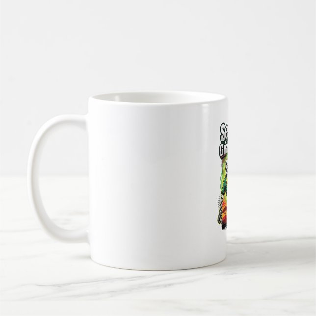 Senegal Goal Energy Skeleton Striker Nations Creat Coffee Mug (Left)