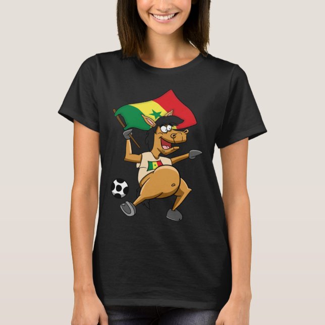 Senegal Horse Fan T-Shirt (Front)