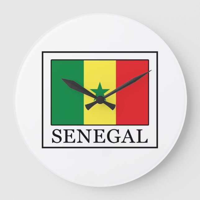 Senegal Large Clock (Front)