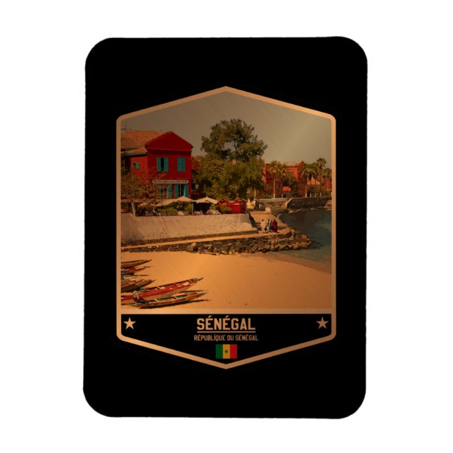 Senegal Magnet (Vertical)