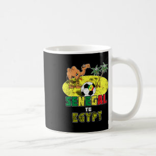 Senegal National Soccer Team To Egypt Retro Coffee Mug