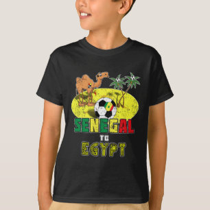 Senegal National Soccer Team To Egypt Retro T-Shirt