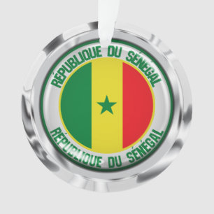 Senegal Round Emblem Ornament
