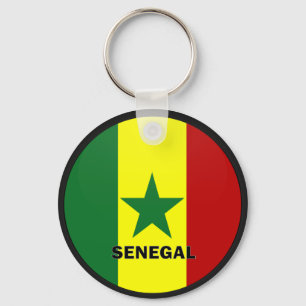 Senegal Roundel quality Flag Key Ring
